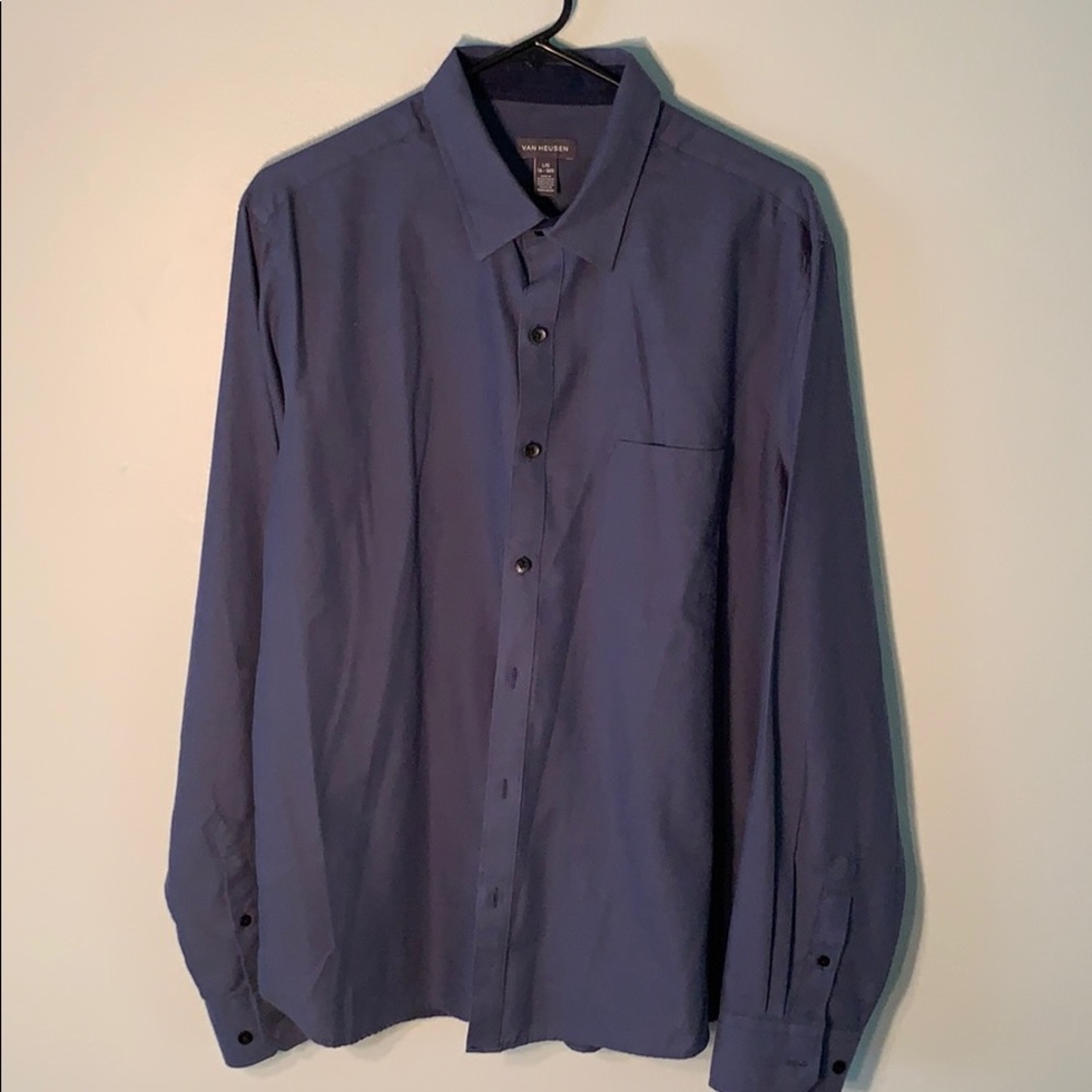 Solid Blue Van Heusen button down, never worn
